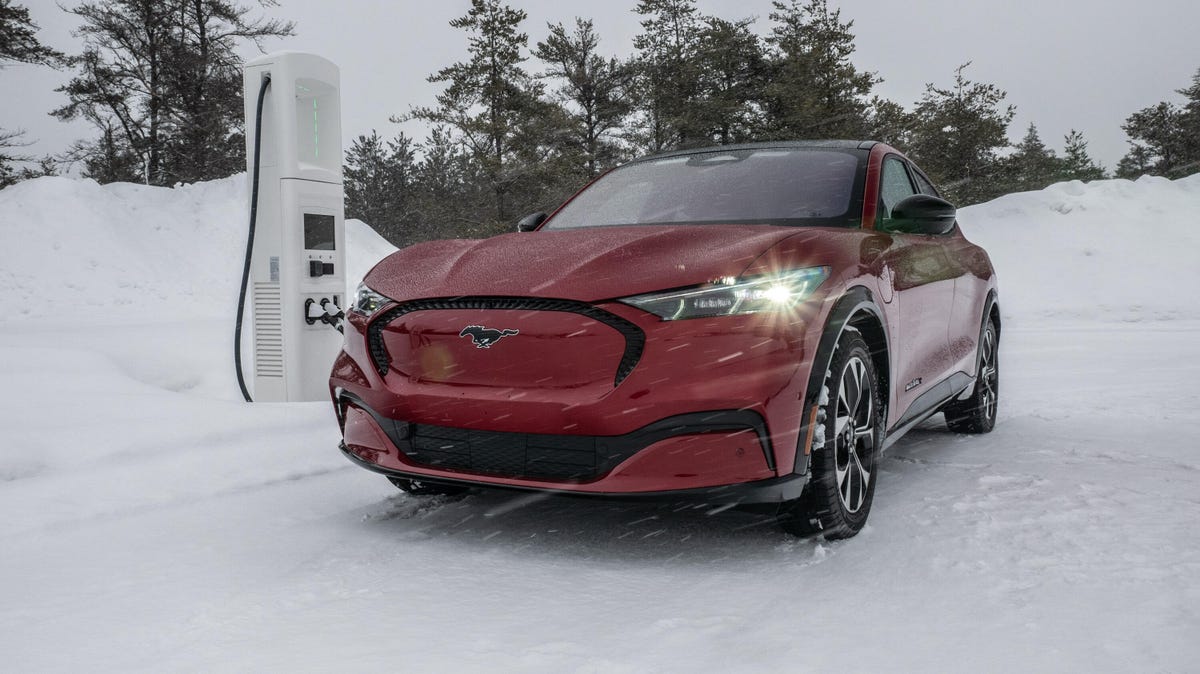 2021 Ford Mustang Mach-E winter testing