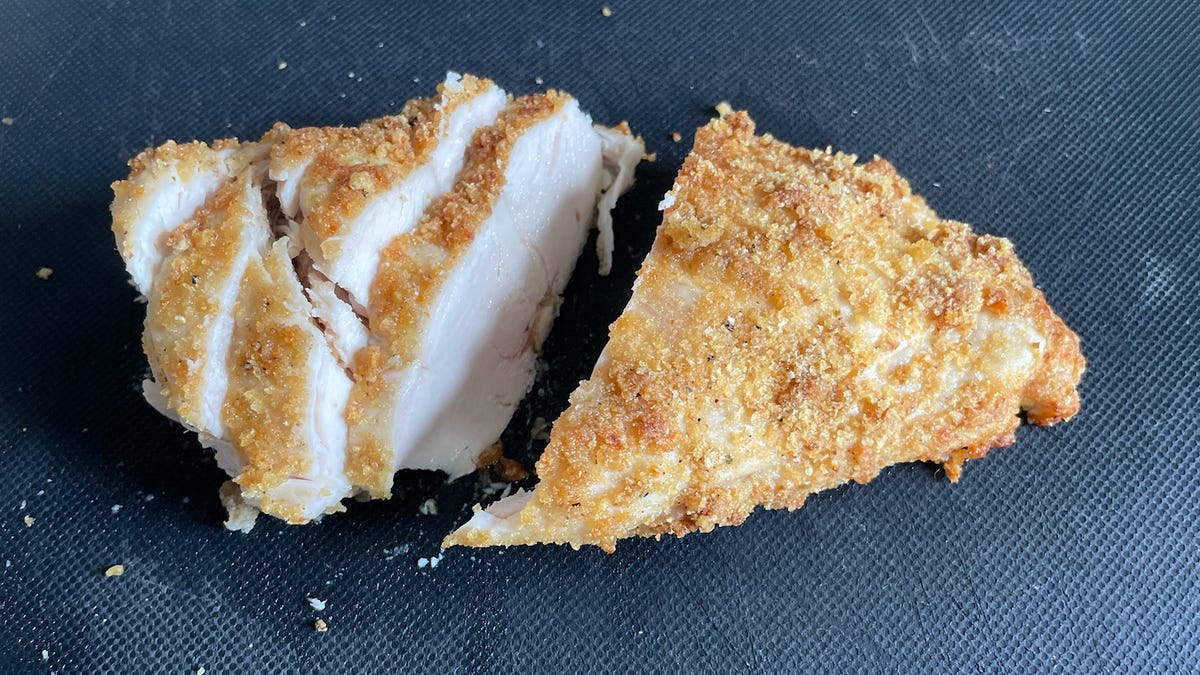 Chicken cutlet cooked in Instant Pot