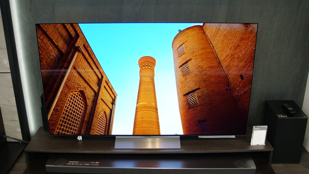 One of the LG 2022 OLED TVs.