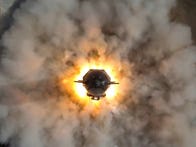 <p>Starship 24 shows off what just one of its engines can do.</p>