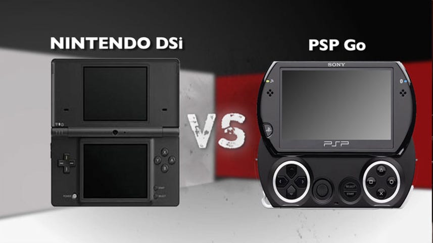 Nintendo DSi vs. Sony PSP Go