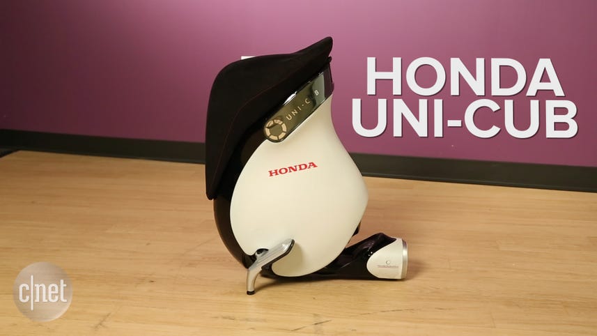 Navigate the great indoors with Honda's UNI-CUB motorized unicycle