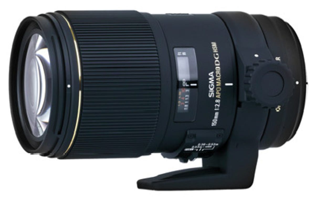 Sigma's upcoming image-stabilized 150mm macro lens.