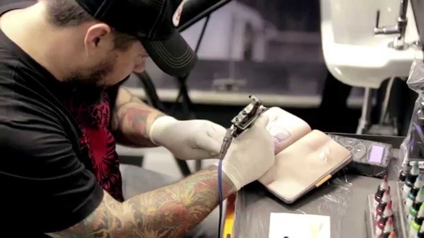 'Human skin' notebook designed for tattoo artists (Tomorrow Daily 186)