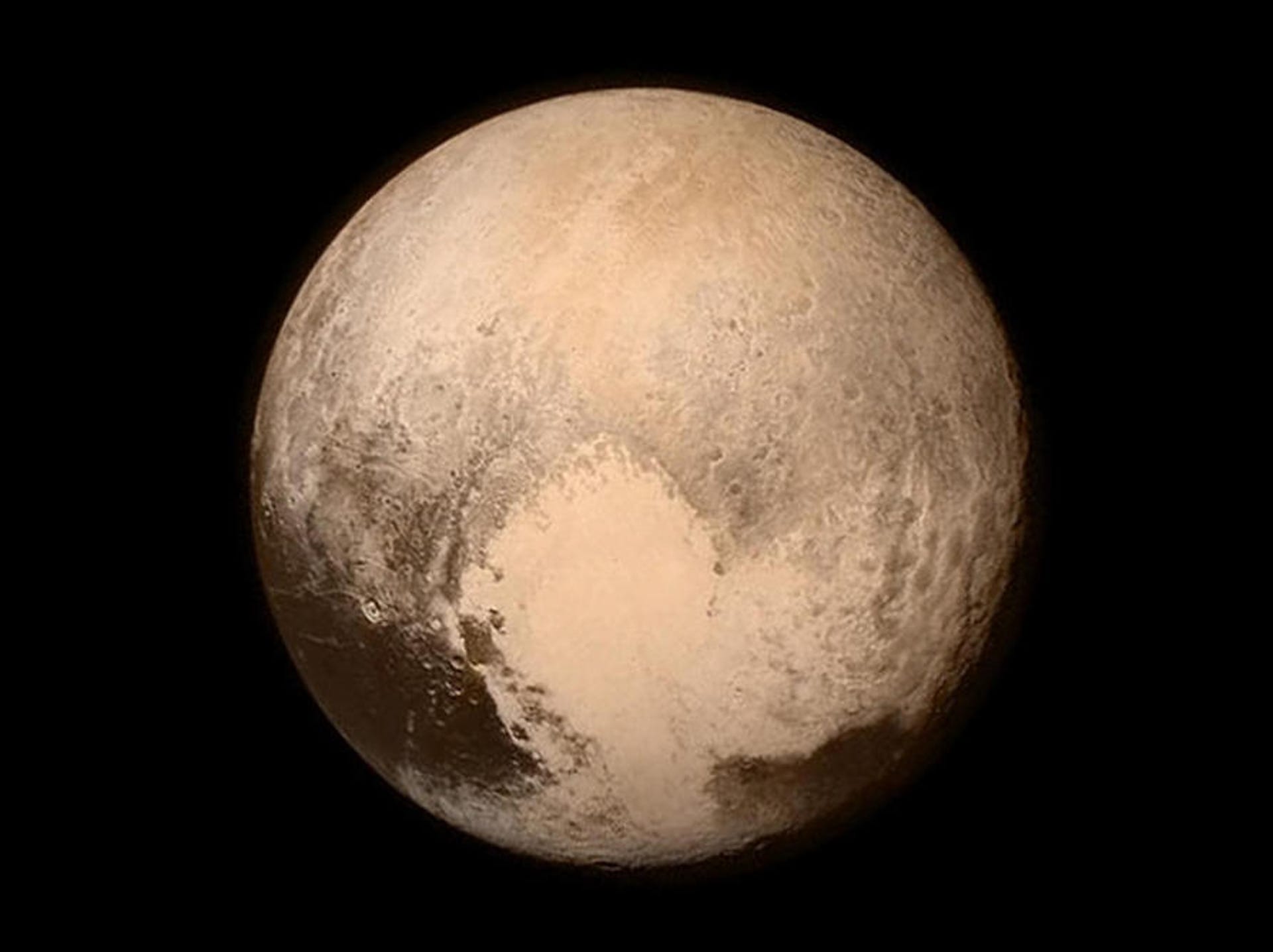 NASA Pluto close-up