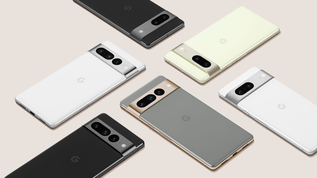 The Google Pixel 7 and 7 Pro