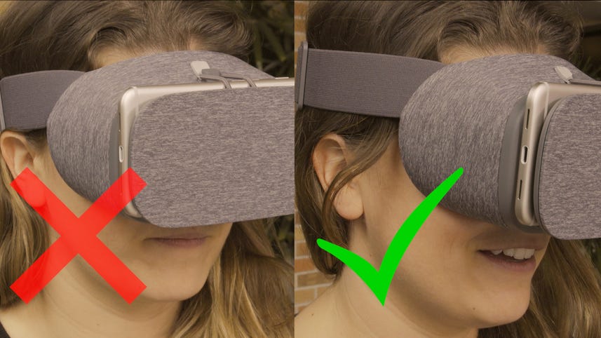 You're wearing it wrong! How to adjust Google's Daydream headset