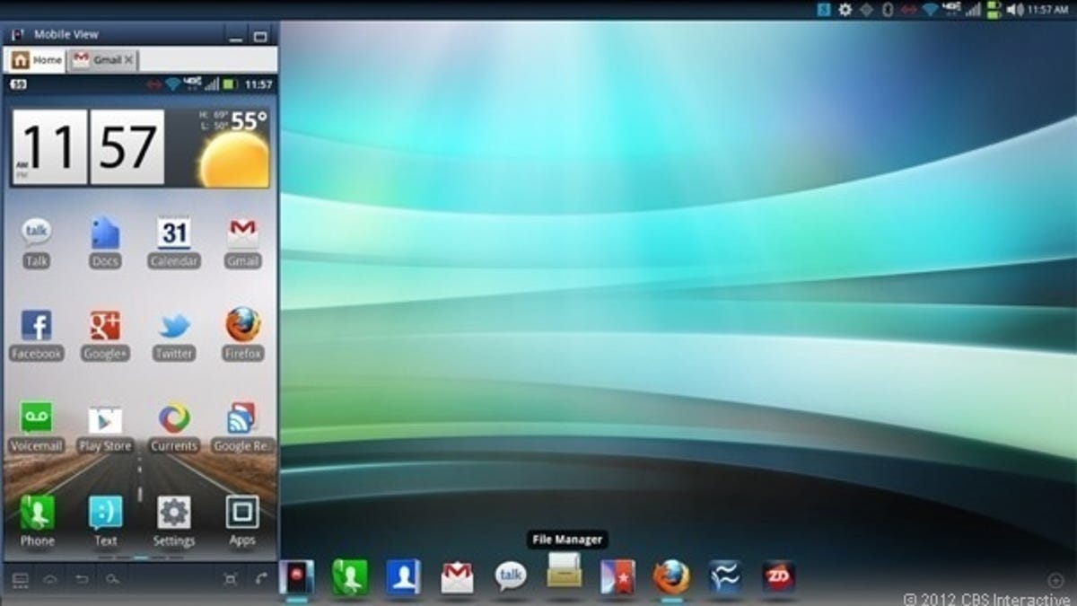 Webtop 2.0 screenshot