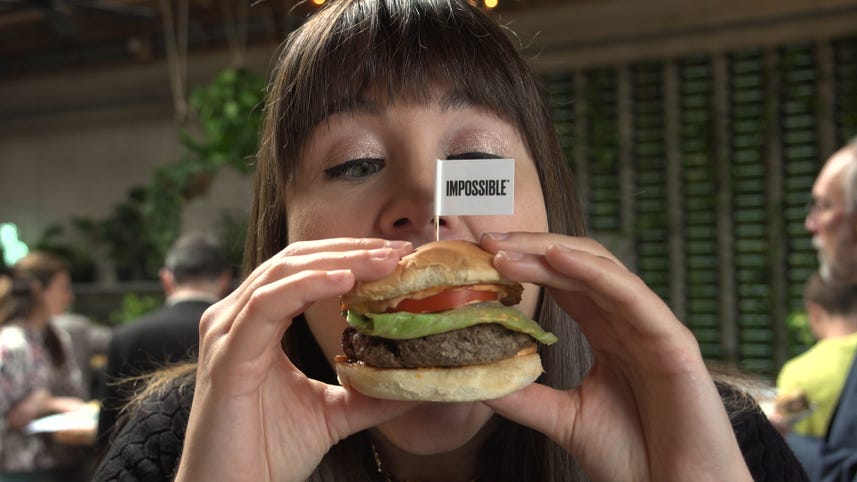This plant burger actually tastes like meat