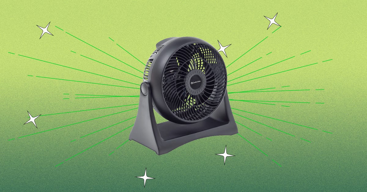 Stay Cool With This Dependable and Adjustable Table Fan That’s Just $13