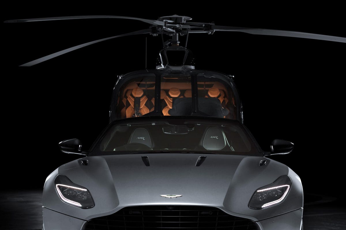 Aston Martin Airbus helicopter