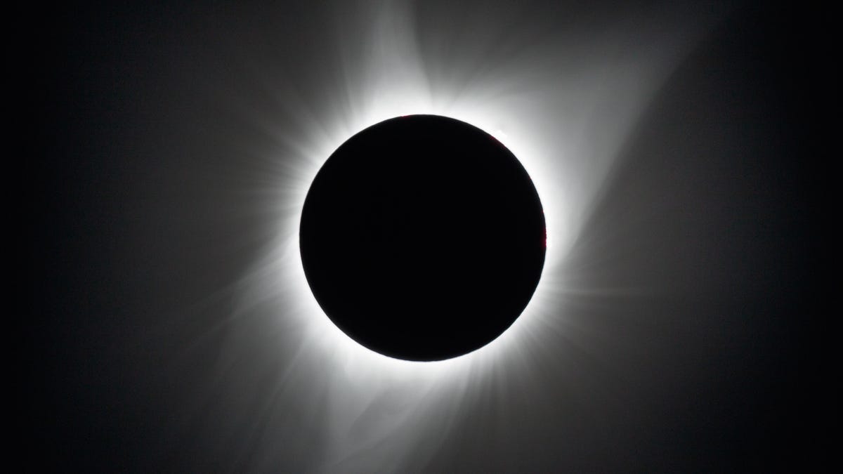 My favorite part of the eclipse: totality, when the sun's corona streams off into space. It's easily visible with the naked eye and even more impressive.