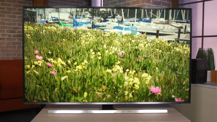 Samsung UNJU7100: Cutting-edge flat 4K TV with a very good picture