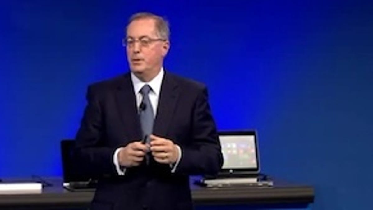 Intel CEO speaks at Intel Investor day today.