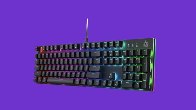 gaming keyboard with colors