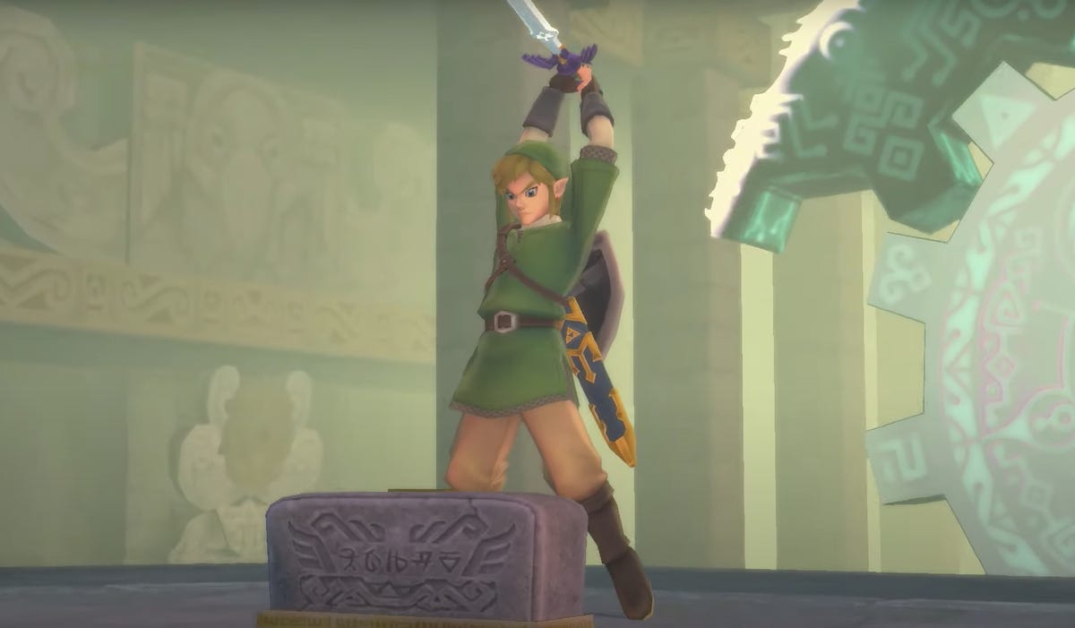 Scene from Legend of Zelda: Skyward Sword for Nintendo Switch