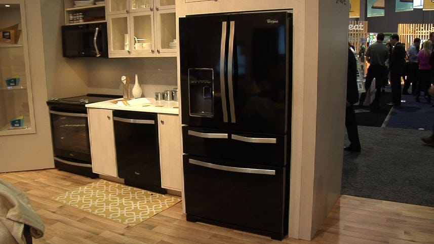 Whirlpool gives this french-door fridge an extra compartment