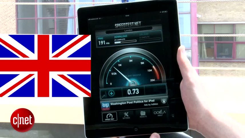Global iPad speed test
