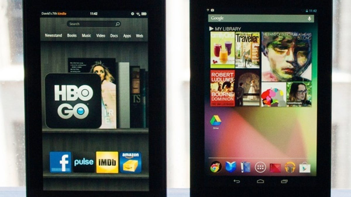 The 2012 Kindle Fire HD and Nexus 7
