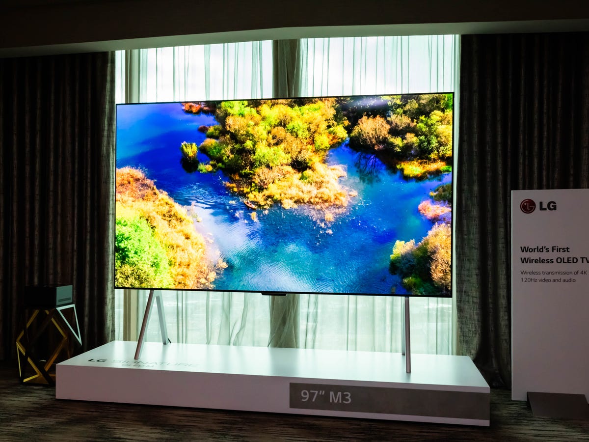 LG's Wireless 97-Inch OLED TV Is Full of Surprises - CNET