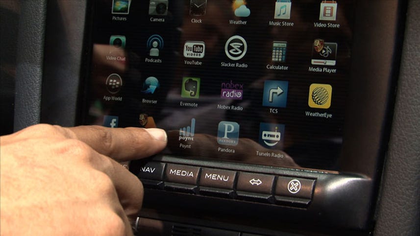 QNX puts apps and the Web in your dashboard