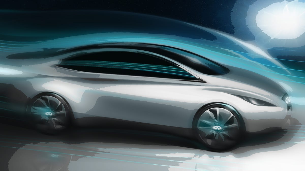 Infiniti electric car sketch