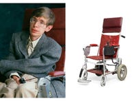 <p>Christie's auction house is selling a variety of items owned by the late physicist Stephen Hawking, including one of his motorized wheelchairs.</p>