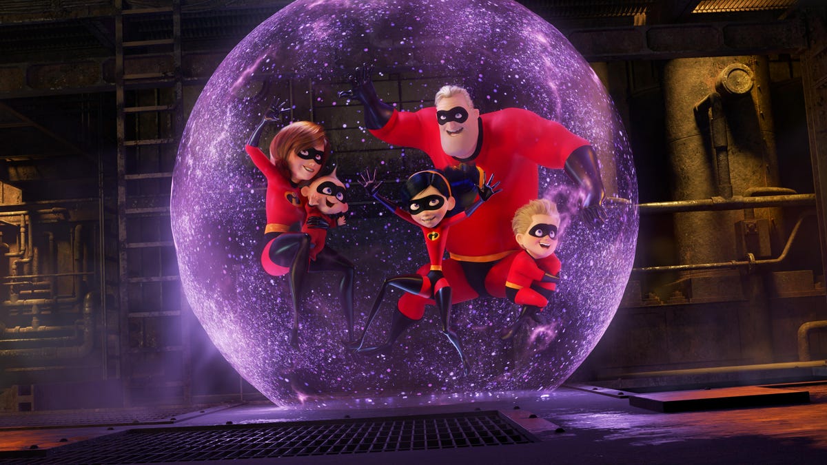 Incredibles 2: Elastigirl shines in charming Pixar superhero sequel - CNET