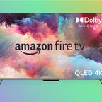 amazon-55-inch-omni-qled-series-4k-fire-tv against colorful gradient background