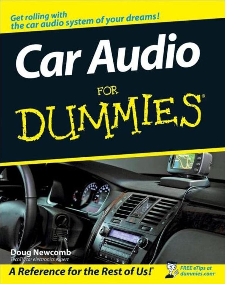 Car Audio for Dummies, cover image