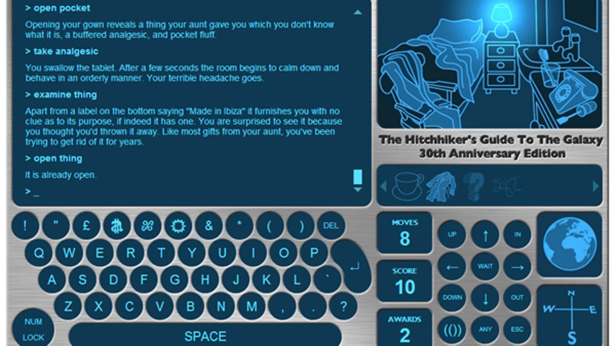 Play the Hitchhiker's Guide to the Galaxy text adventure - CNET