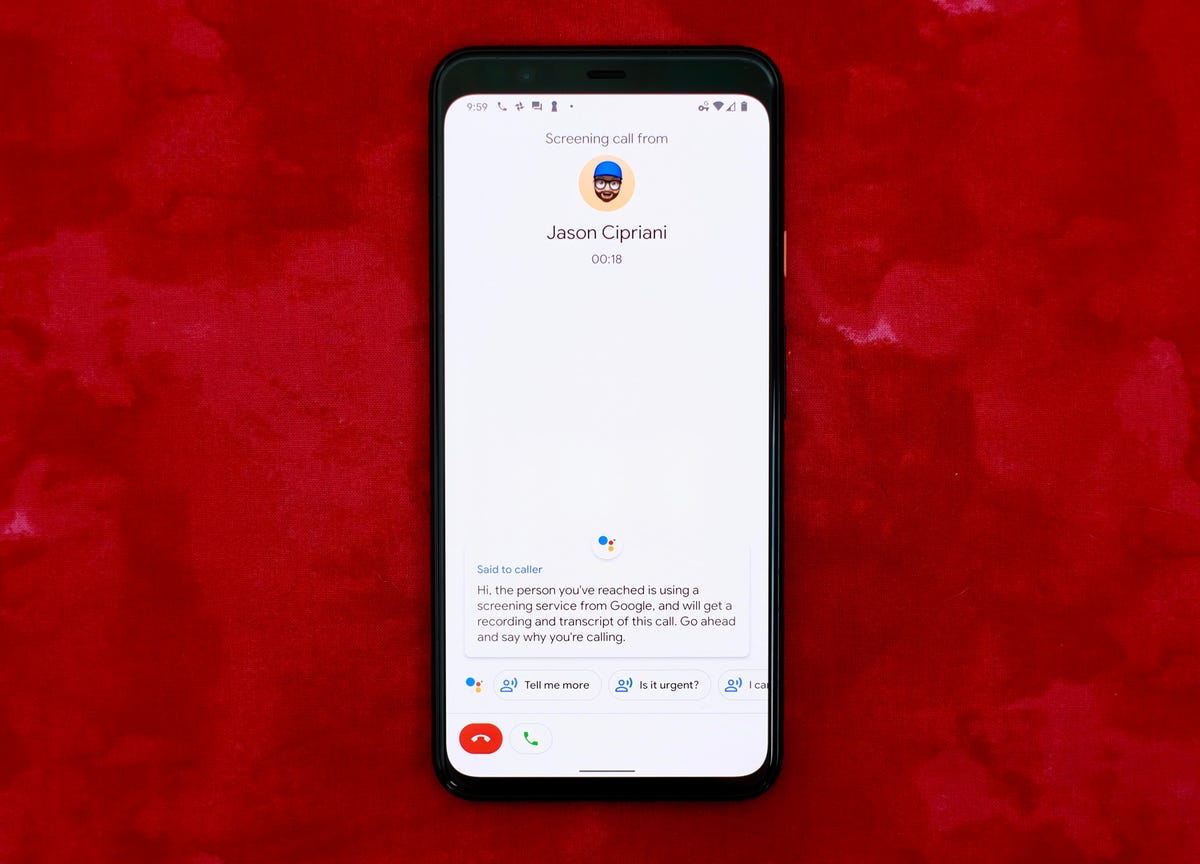 google-call-screen