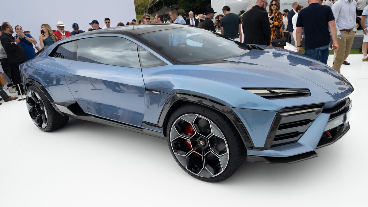 lamborghini lanzador concept debut at monterey car week 2023