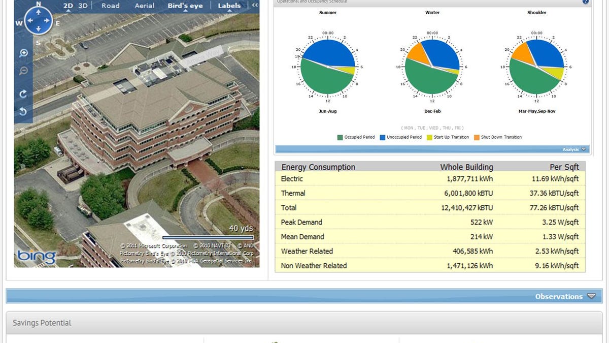 Big data meets green buildings: FirstFuel analyzes utility and weather data to generate a profile of energy use and efficiency recommendations without having to install equipment or perform an energy audit.