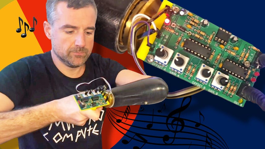 Making thought-controlled music with a hacked arm prosthesis