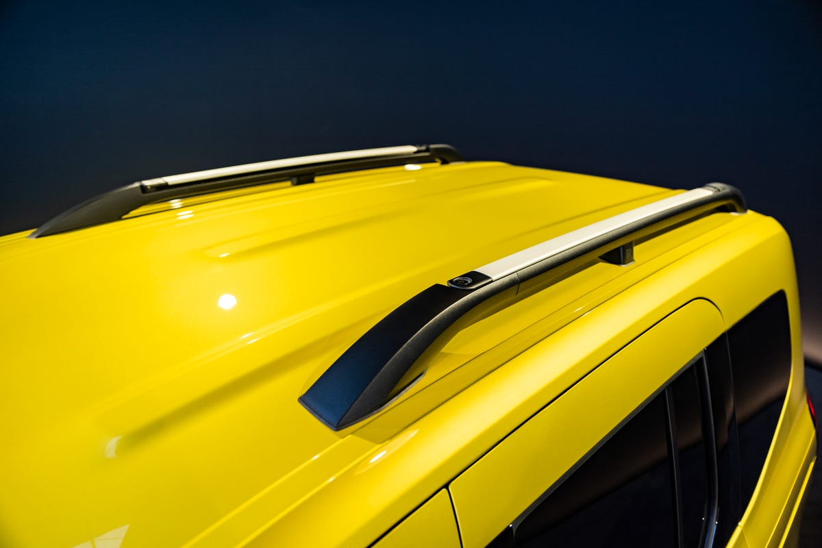 yellow van roof rails