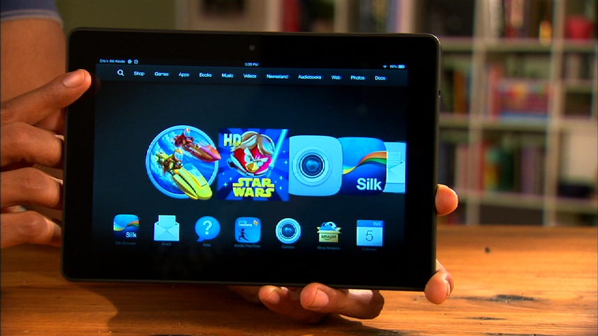 The Amazon Kindle Fire HDX 8.9 is a thinner HDX with a larger screen