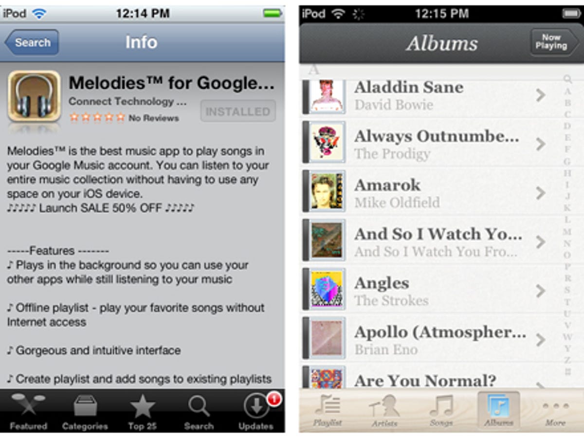 How to stream your music on your Samsung Galaxy S2: step 5