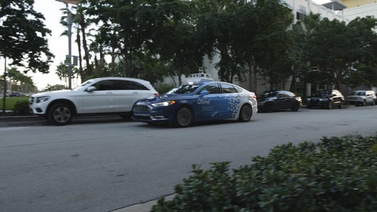 Ford Autonomous Car Miami