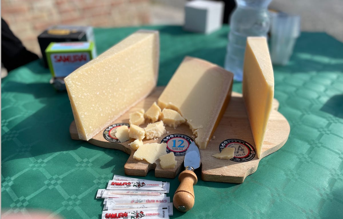 fromage parmesan à bord