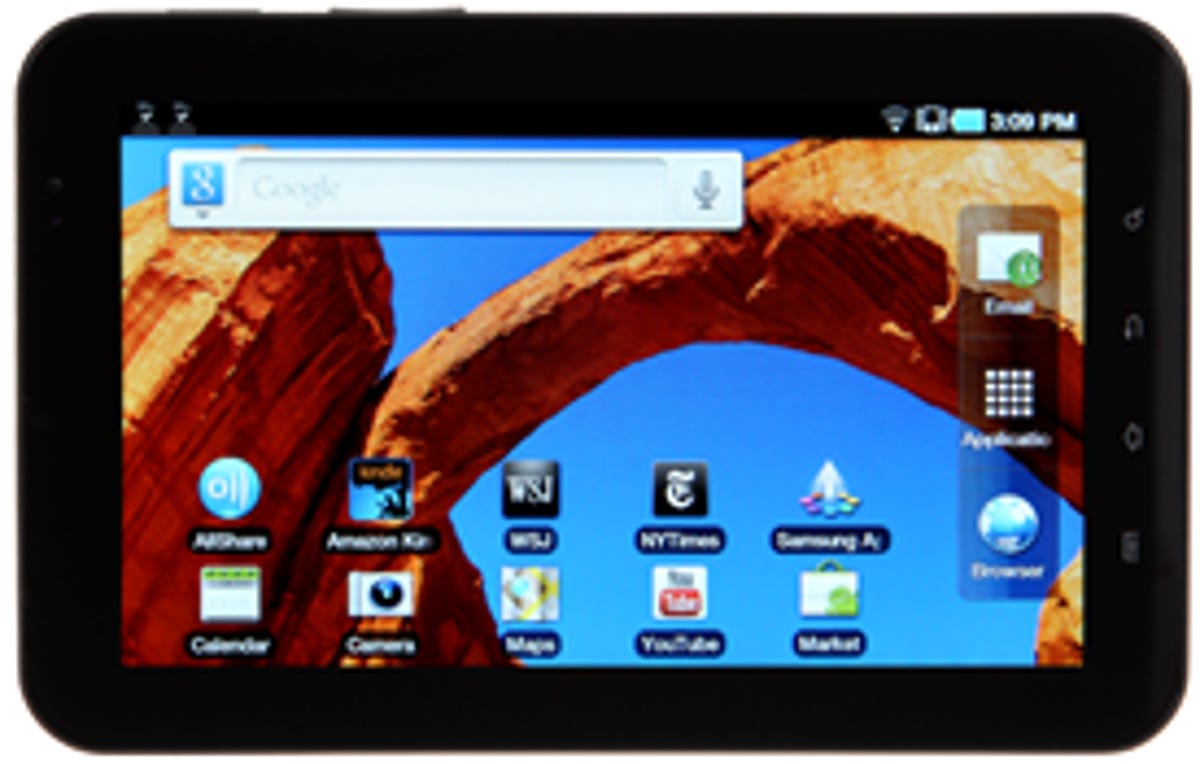 Samsung is upgrading its Galaxy Tab and several Galaxy smartphones to Gingerbread.