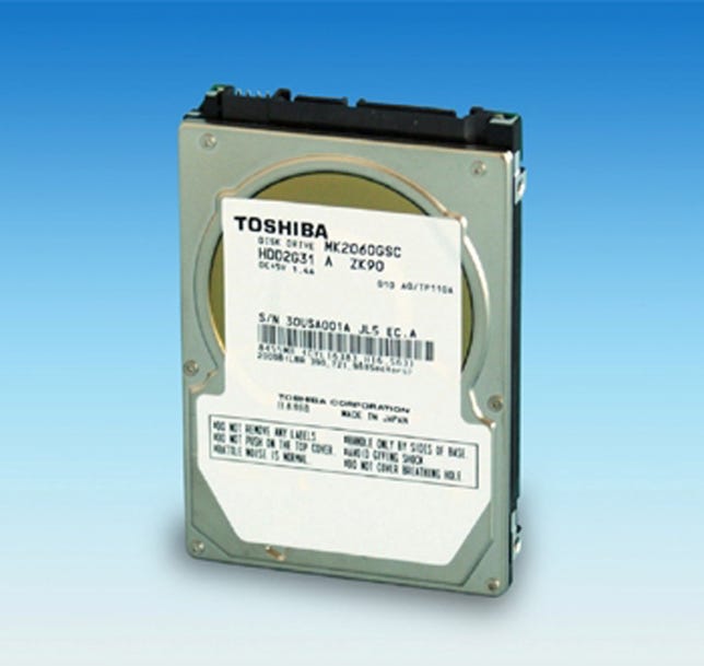 Toshiba MK2060GSC hard drive