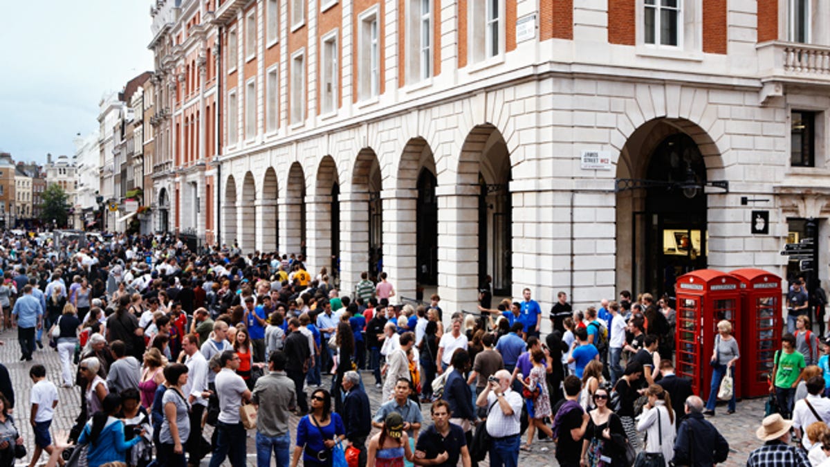 Apple's retail store in Covent Garden, London.