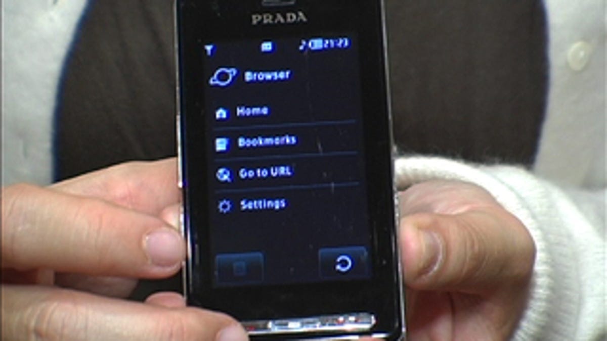 CTIA 2007: LG Prada - Video - CNET