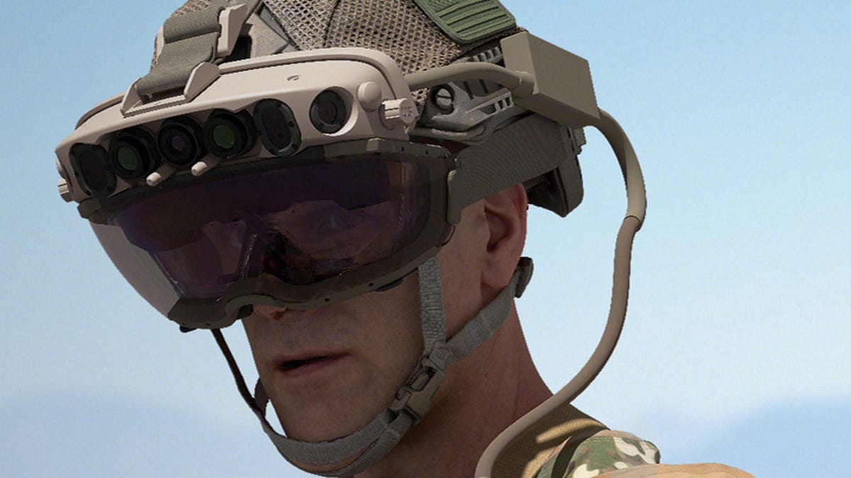 IVAS augmented reality headset by Microsoft for the US Army
