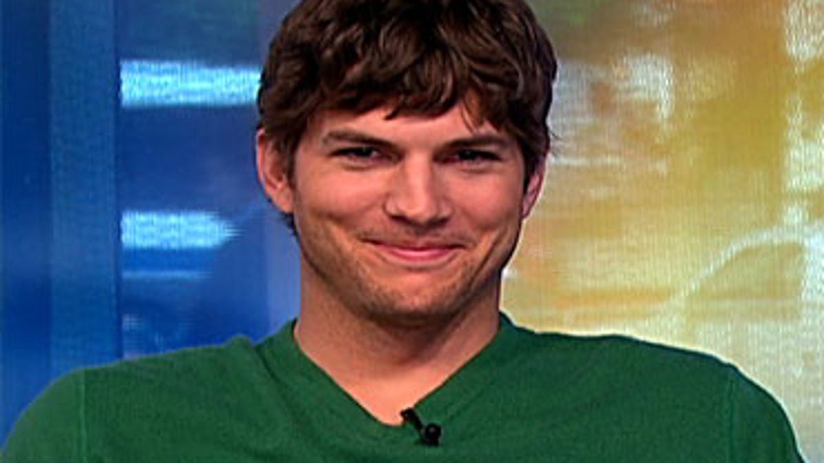 Ashton Kutcher on "The Early Show."