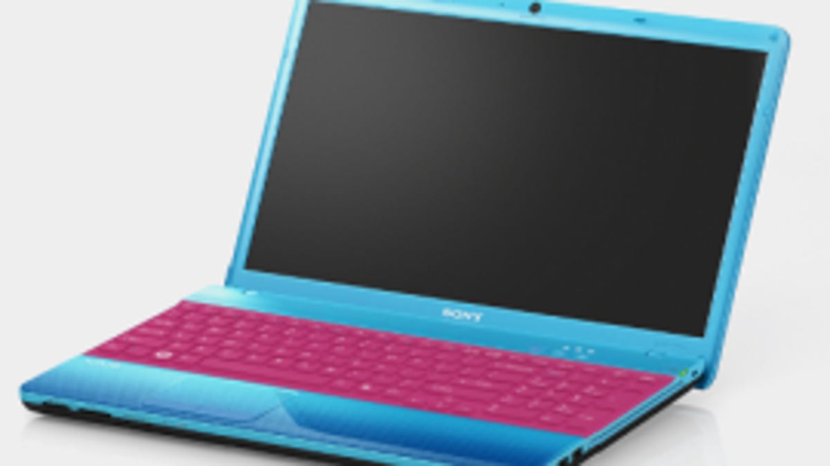 Sony Vaio in pink
