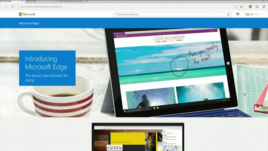 Microsoft announces Microsoft Edge browser
