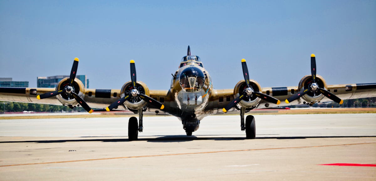 B-17's four engines