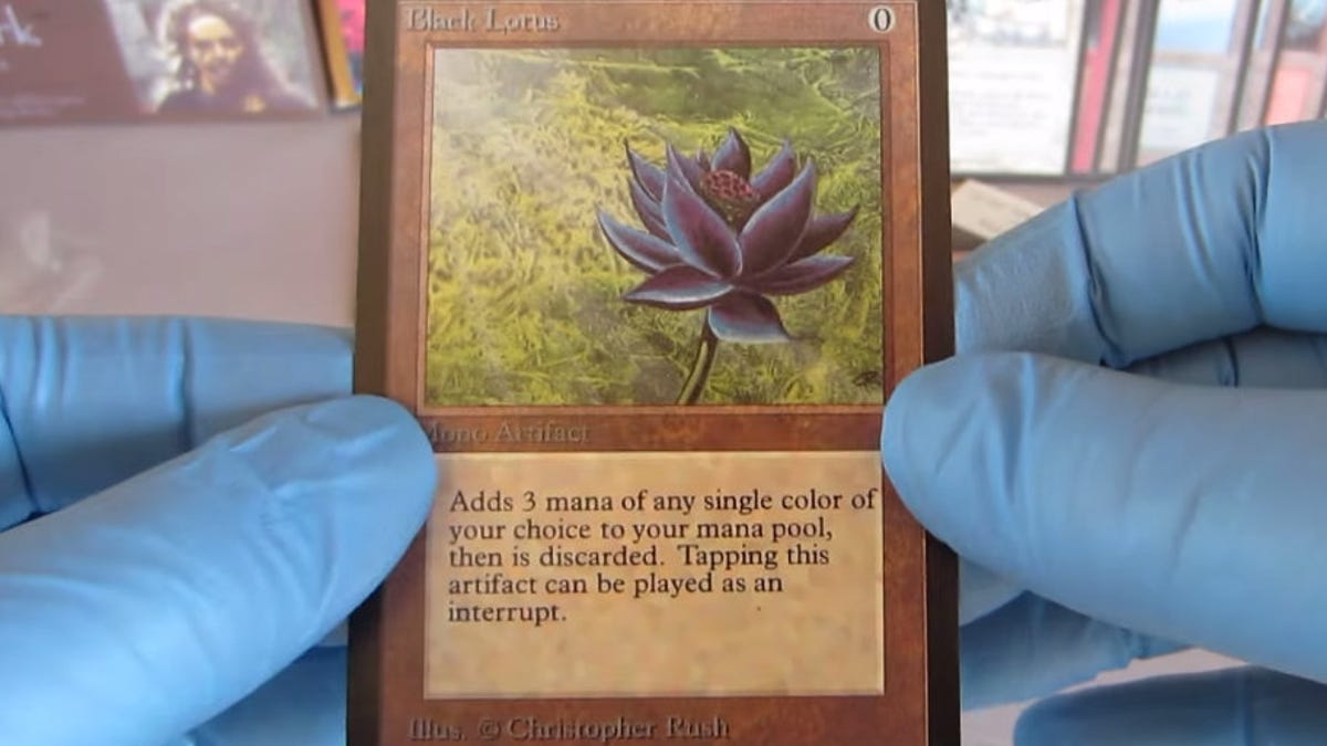 Black Lotus Magic card